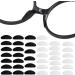 Buy Natuce 20 Pairs Silicone Nose Pads for Glasses - Self-Adhesive Anti-Slip Transparent & Black (1mm) - Ideal for Comfortable Fit - Buy Online on GoSupps.com