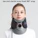 Adjustable Cervical Spine Traction Device - Airbag Neck Collar for Pain Relief & Decompression | 360 Support - Buy Online on GoSupps.com