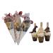 Dinosaur Cone Handmade Gift Set of 3 Belgian Hot Chocolate Stirrers Spoons Stick Individually wrapped