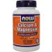 NOW Calcium/Magnesium 1000/500 mg 100 Tablets (Pack of 3) - Buy Online on GoSupps.com