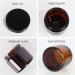 50ml Amber Glass Cosmetic Containers - 6 pcs with Inserts & Black Lids | Perfect for Creams Balms Oils & Lotions - International Shipping Available - Buy Online on GoSupps.com