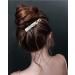French Design Hair Barrette Set - 2PCS Tortoise Shell Celluloid Rectangle Clips for Women - Buy Online on GoSupps.com