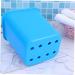 Alipis 2 Pack Toothbrush Organizer Wall-Mounted Suction Holder for Bathroom Storage - Self-Adhesive Toothbrush & Razor Bracket - Ideal for Kids & Adults - Blue 17x11cm - Buy Online on GoSupps.com