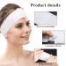 104 Count Disposable Headbands for Facials Spa- Soft Stretch Makeup Headband with Closure and Facial Sponges - Women's Salon Esthetician Supplies - Buy Online on GoSupps.com