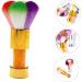 Mikinona 1pc Dust Brush Nail Art Brush Tool Nail Cleaning Gadget Powder Cleaner Nail Scrubbing Brush Manicure Supplies Powder Brush Cleaner Fake Hair Edges Acrylic Nail Brush Nylon Wool 11.5x6cm Golden - Buy Online on GoSupps.com