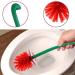 Creative Cherry Shape Toilet Brush with Holder - Household Bathroom Cleaning Tool with Thick Bristles for Deep Clean - Rust Resistant and Leakproof - Red - Buy Online on GoSupps.com