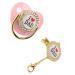 BPA-Free Soft Silicone Baby Pacifier for 6-18 Months - Pink Baby Soother - Buy Online on GoSupps.com