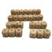 Beech Wood Alphabet Letter Beads | 100pc 12mm Square Shape | DIY Jewelry Necklace Accessory - Buy Online on GoSupps.com