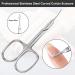 ANRUI Professional Stainless Cuticle Scissors - Deadskin Cutter for Fingernail, Toenail, Eyebrow & Eyelash Grooming - Silver - Buy Online on GoSupps.com