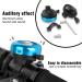 Cuwana Aluminum Princess Cartoon Bike Bell | Cute Loud Clear Sound | Bicycle Accessories for Adults Kids Girls Boys Women (Blue) - Buy Online on GoSupps.com