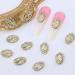 3D San Judas Nail Charm Set - 10pcs Shiny Zircon Buddha & Virgin Mary Rhinestone Charms for Acrylic Nails | Gold Jesus Christ Nail Jewels & Accessories - Buy Online on GoSupps.com