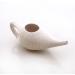 2activelife Ceramic Neti Pot - 225ml, Dishwasher Safe, Compact Design - Ivory Crackle - Buy Online on GoSupps.com