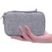 Diabetic Supplies Travel Case - Organize Glucose Meter, Test Strips, Lancets, Pens, Syringes - Hard Shell Protective Bag - Gray - Buy Online on GoSupps.com