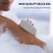 JOLAU Silicone Body Scrubber | Exfoliating Bath Brush for Men and Women | Back Cleaning Shower Brush | Easy to Foam & Reusable (Grey) - Buy Online on GoSupps.com
