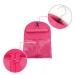 2-Piece Wig Storage Bags with Wooden Hangers - Portable Dustproof Hair Extensions Storage (Black & Pink) - Buy Online on GoSupps.com