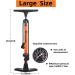 TOOLITIN High Pressure Bike Pump with Gauge | Presta & Schrader Valve | Road MTB Hybrid | Orange - Buy Online on GoSupps.com