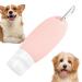 Nuyhadds 1 Set Travel Bottle - Silicone Fillable Tubes Travel Containers Set | 90ml Leak Proof Refillable Bottle with Carabiner Portable Outdoor Travel Toiletry Container for Dog Shampoo Lotion 1 Set (Pink)