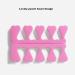 High Elasticity Nail Art Set for Women & Girls - 2 Soft Sponge Toe Separator Tools for Manicure & Pedicure - Buy Online on GoSupps.com