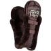 Equinate Anatomical Short Saddle Strap - Synthetic Lambskin Dressage Belt (50/60/70/80cm) - Natural Brown & Black - Buy Online on GoSupps.com