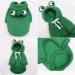 Dog Hoodie Cute Dogs Hooded Sweatshirt Warm Clothes for Small Medium Pet Dog Cat (Frog Medium) Frog Medium - Buy Online on GoSupps.com