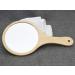 Easyinsmile Portable Wooden Makeup Mirror with Handle - Small Size - Buy Online on GoSupps.com