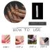 Buy MISUD Long Stiletto Press on Nails - Glossy Black French Tip Fake Nails with Rhinestones & Butterfly Design - 24 pcs Acrylic Nail Set - Fast International Shipping - Buy Online on GoSupps.com