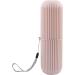 Travel Toothbrush Holder & Case | Portable Dustproof Toothbrush Cup for Camping Business Trips & School - Rosa - Buy Online on GoSupps.com
