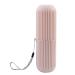 Holdes travel toothbrush holder toothbrush caseDustproof portable toothbrush cup-etui |Multifunctional travel toothbrush organizer for home travel business camping school Rosa