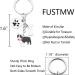 Ensianth Dog Keychain - Perfect Gifts for Dog Lovers | Puppy Paw Print Keyring for Dog Owners Mom & Dad | French Bulldog Keychain - Buy Online on GoSupps.com