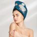 Hair Towel Wrap for Quick Drying | Towel Turban with Button | Perfect for Nurses & Doctors - Gnomes Design - Buy Online on GoSupps.com