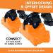 50 Strong Scooter Stand - Interlocking Offset Base - Fits Most Scooters - Stable & Secure - Orange - Buy Online on GoSupps.com