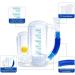 Buy Generic Peak Flow Meter 5000ML - Lung Breathing Trainer & Exerciser Device in White | International Shipping Available - Buy Online on GoSupps.com
