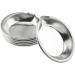 E-outstanding Makeup Palette - Small Round Stainless Steel (5 cm) | Set of 6 for Beauty & Travel - Buy Online on GoSupps.com