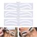 24 Pairs Disposable Brow Shaping Guides - Airbrush Brow Shape Tape & Microblading Stencils for Perfect Eyebrows | International Shipping Available - Buy Online on GoSupps.com