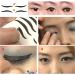 Healvian 80 Pairs Eyeliner Eyeshadow Sticker Eyeliner Sticker with Eyelashes Reusable Eyelid Stickers Black - Buy Online on GoSupps.com