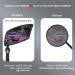 BriskMore Bar End Bike Mirror High-Definition Convex Glass Lens - Scratch Resistant & Safe Rearview Mirror - Silver Lens (1 Pair) - Buy Online on GoSupps.com
