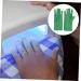HONMEET 1 Pair Nail Gloves Polish Manicures Anti- Gloves Down Mittens Hand Cover Skincare Tool Fingerless Mitts Nail Tools Gel for Nails Manicure Gloves Elastic Spandex - Buy Online on GoSupps.com