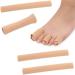 Cuttable Toe Tubes Sleeves 5 Pack with Silicone Gel Lining - Toe Sleeve Protectors for Pain Relief, Corn and Callus Remover - Small Size - Buy Online on GoSupps.com
