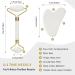 Jade Roller & Gua Sha Face Roller Gua Sha Facial Tool 100% Natural Jade Anti-Aging Face Massager for Face Eyes Neck Body Muscle Relaxing - Buy Online on GoSupps.com