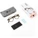 JOOX Vintage Round Reading Glasses for Men & Women - Brown Tortoise Spring Hinges 0.0x Reading Aid - Buy Online on GoSupps.com