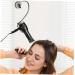 360 Degree Hair Dryer Stand | Hands-Free Stainless Steel Holder | Suction Mount for Smooth Glass Desktops - International Shipping Available - Buy Online on GoSupps.com