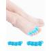 Toe Separators to Correct Bunions and Restore Toes to Their Original Shape (Bunion Corrector Toe Spacers Toe Straightener Toe Stretcher Big Toe Correctors Toe Separator) (Blue)