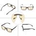JASHIKA Blue Light Blocking Glasses - Anti Eye Strain UV Protection for Men & Women | Clip-On Gaming & Reading Eyewear - Buy Online on GoSupps.com