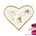 Palette ongles | Palette de m lange de maquillage pour ongles - Bord dor - Plateau en r sine pour filles - Vernis gel pratique pour femmes - Salon de beaut - Manucure Amour