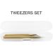 Graft Eyelashes Tweezers Ergonomic Manicure Tweezers Strong Biting Strength Exquisite Acid Proofing Antimagnetic for Manicure for Graft Eyelashes for DIY - Buy Online on GoSupps.com