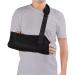 Black Universal Arm Sling for Shoulder Injury Rotator Cuff Torn Wrist and Elbow Surgery Unisex Arm Sling Shoulder Immobilizer with Adjustable Padded Shoulder Brace