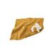 kikadu rubber rabbit with comfort blanket Mustard - baby toy made from 100% GOTS-certified organic cotton ONESIZE