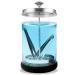 JJ CARE Disinfectant Jar (21 oz) | Barber Jar Glass with Removable Basket | Salon  Manicure  Implement & Barber Disinfectant Jar with Stainless Steel Cap