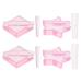 Minkissy 3D nail art mold 2 s Art Carving Mold Nail Art Manicure DIY Template from Nail Art Bending Equipment for Salon (1) 3.8x3.7x0.9 cm.Pink