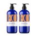 EO Shower Gel Body Wash 16 Ounce (Pack of 2) Orange Blossom and Vanilla Organic Plant-Based Skin Conditioning Cleanser with Pure Essentials Oils
